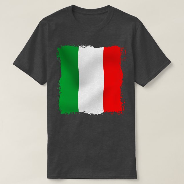 Italy Flag nation T-Shirt (Design Front)