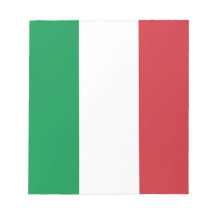 Italy Flag Notepad