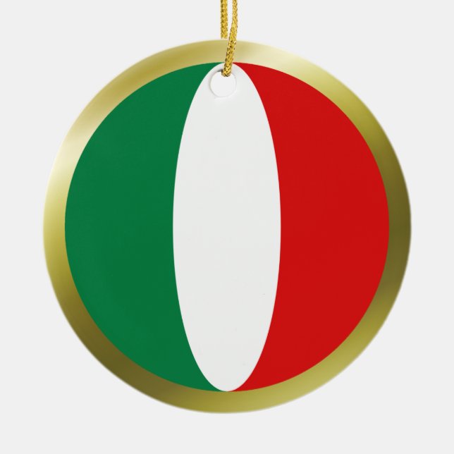 Italy Flag Ornament (Front)