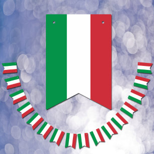 Italy Flag & Party Italian Banners / Weddings