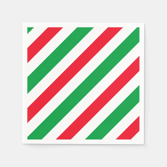 Italy flag pattern napkin (Front)