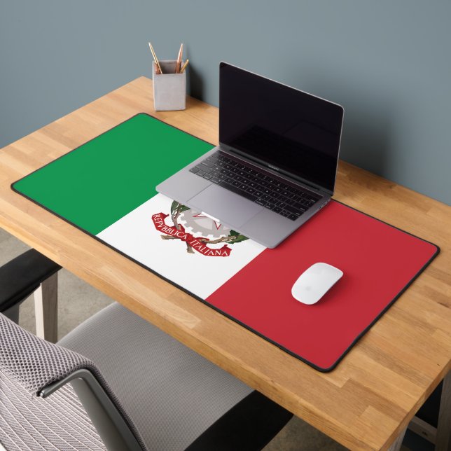 Italy flag phone case desk mat (Office 2)