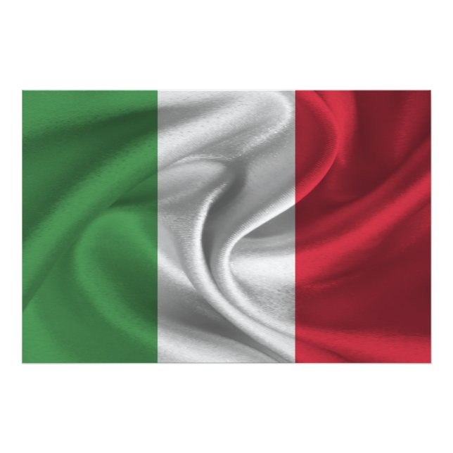 Italy Flag Photo Print (Front)