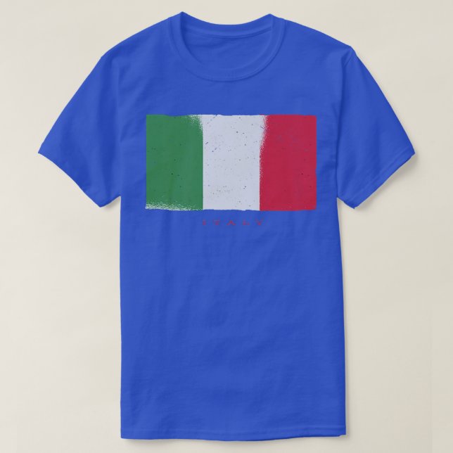 Italy Flag PIzza Pasta Travel  T-Shirt (Design Front)