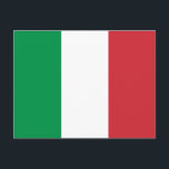 Italy Flag Postcard<br><div class="desc">The national flag of Italy.</div>