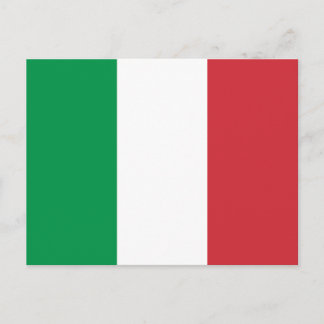 Italy Flag Postcard