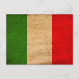 Italy Flag Postcard