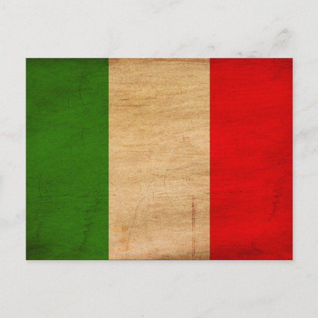 Italy Flag Postcard (Front)