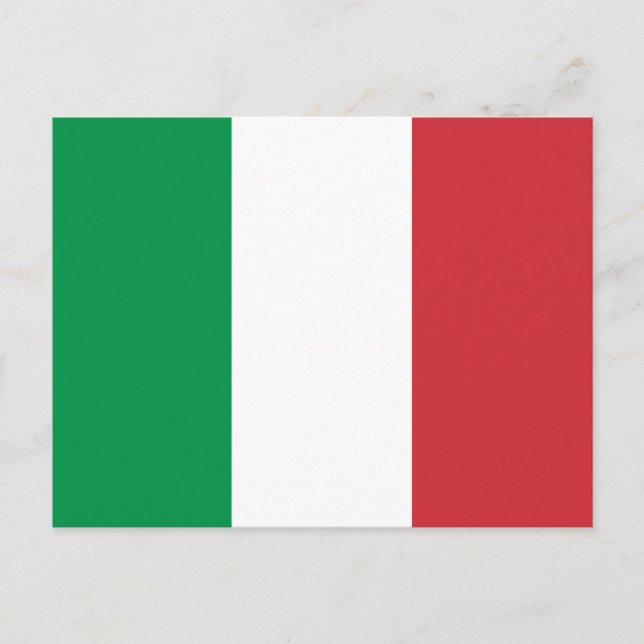 Italy Flag Postcard (Front)