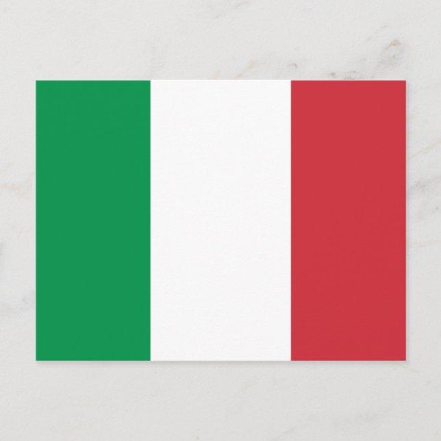 Italy Flag Postcard (Front)
