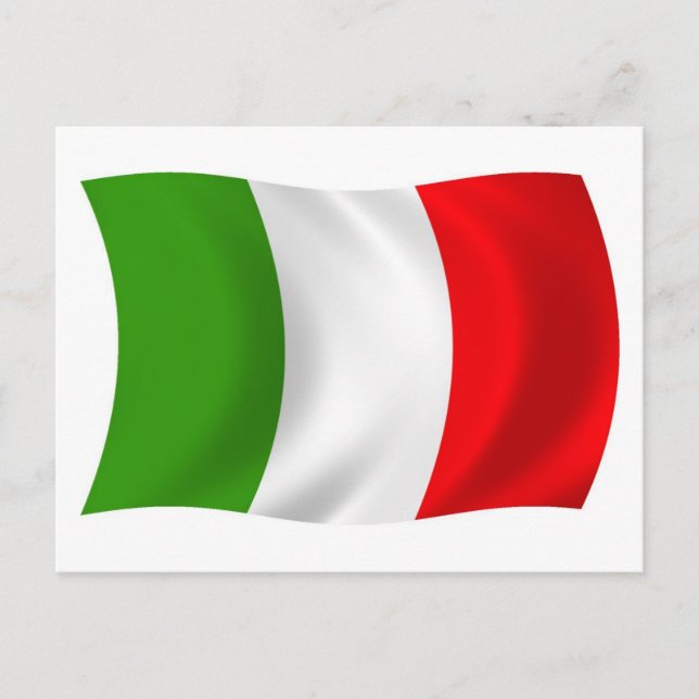 Italy Flag Postcard (Front)