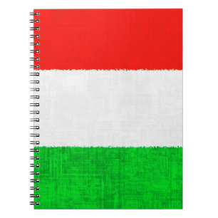 ITALY FLAG Spiral Notebook