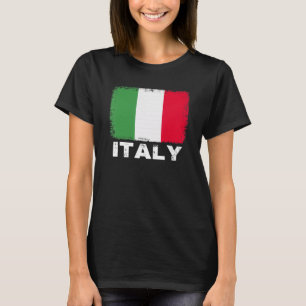 Italy Flag Support Italian People Women Men T-Shirt