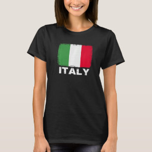 Italy Flag  Support Italian People Women Men T-Shirt
