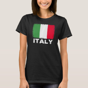 Italy Flag Support Italian People Women Men T-Shirt