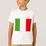 Italy flag T-Shirt<br><div class="desc">Flag of Italy</div>