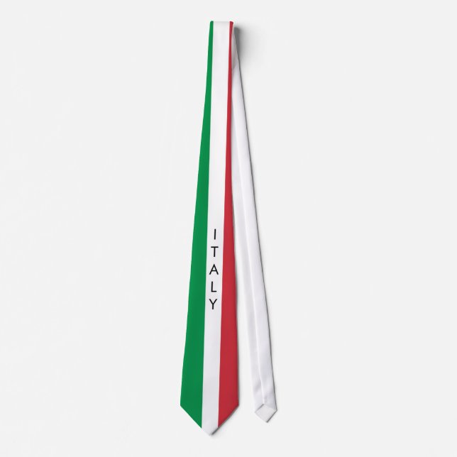 Italy Flag Tie (Front)