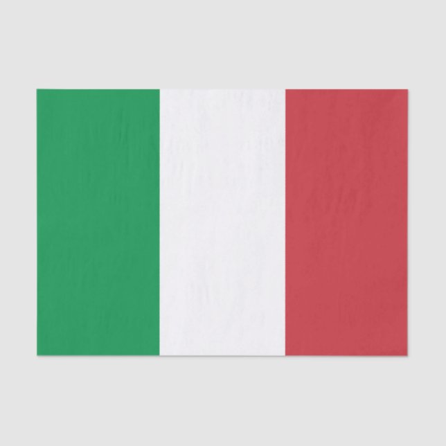 Italy Flag Tissue Paper (Front)