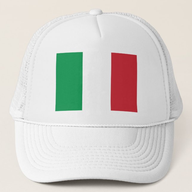 Italy Flag Trucker Hat (Front)