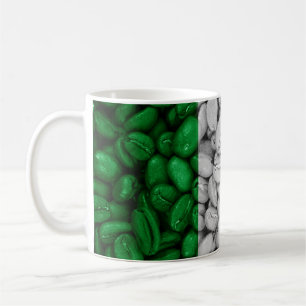 Italy flag with coffee mug