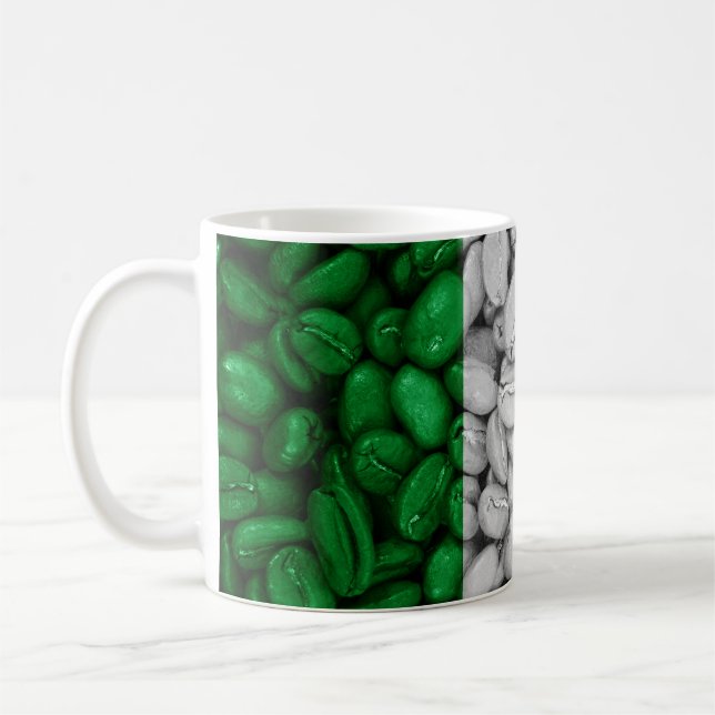 Italy flag with coffee mug (Left)