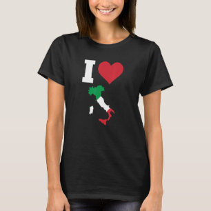 Italy Flags for Italy I Love Italy T-Shirt