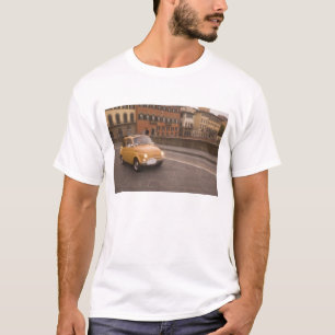 Italy, Florence. Fiat 800 Rally crosses Arno T-Shirt