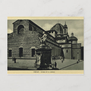 Italy, Florence, Firenze, 1908, S.Lorenzo Postcard