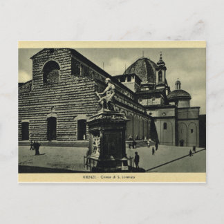 Italy, Florence, Firenze, 1908, S.Lorenzo Postcard