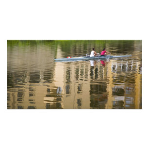 Italy, Florence, Rowing Sculls with 2 Photo Print