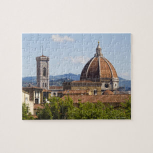 Italy, Florence, View of Florence Cathedral Jigsaw Puzzle
