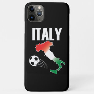 Italy Football Fan Map Boot Soccer Ball iPhone 11 Pro Max Case