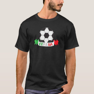 Italy Football Italian Flag Soccer Ball Italia T-Shirt
