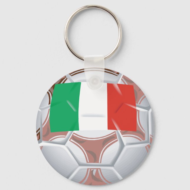 Italy Football Key Ring (Front)