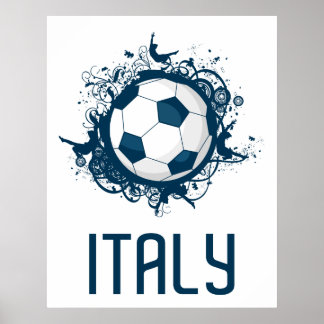 Italy Football Poster