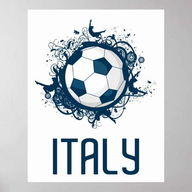Italy Football Poster (Front)