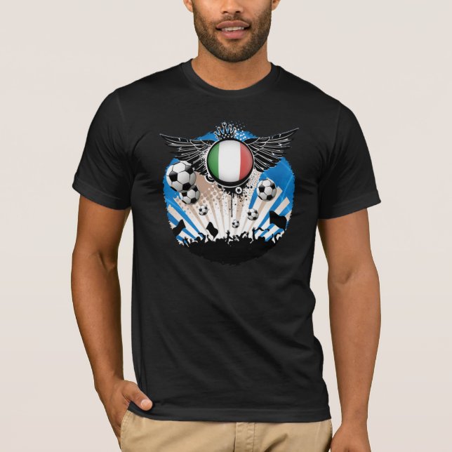 italy football supporters  tshirt (Front)