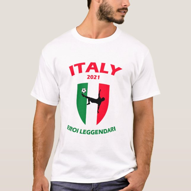 Italy football winner 2021 The legendary heroes of T-Shirt (Front)