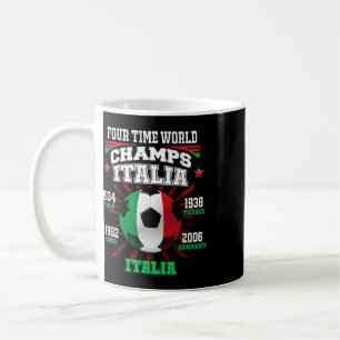 Italy Footll With Cup Years For Italia Soccer Fans