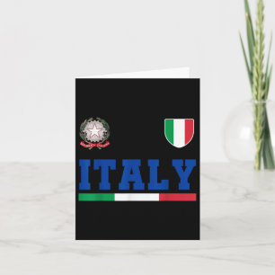 Italy Gift Flag Italy Vintage Italia Italiano Ital Card