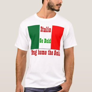 italy gold soccer T-Shirt