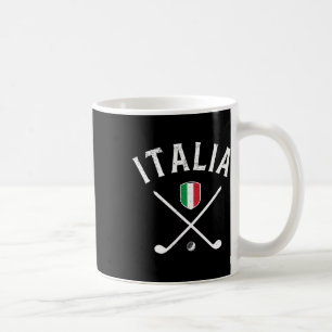 Italy Golf - Italian Flag Golf Tee Coffee Mug