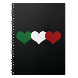 Italy Heart Notebook