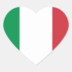 italy heart sticker