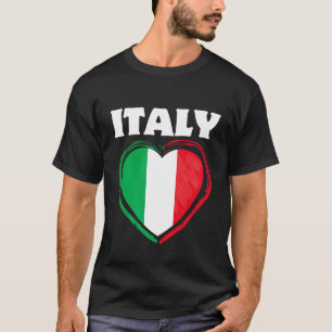 Italy Heart T-Shirt