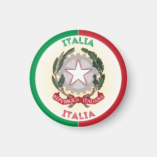Italy Heritage Emblem Magnet