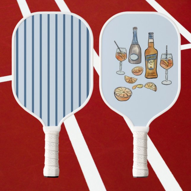 Italy inspired Aperol Spritz pickleball paddle  (Creator Uploaded)