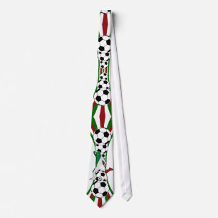 Italy . italia, calico football soccer tie