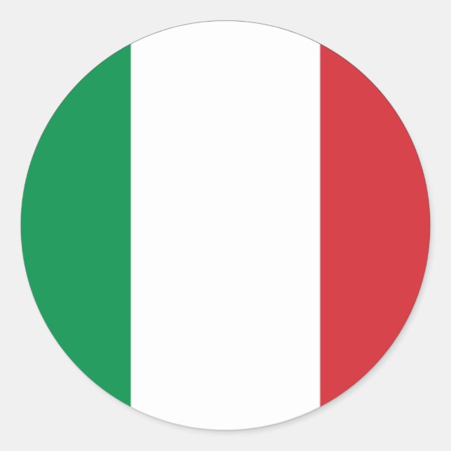 Italy Italia Euro Sticker (Front)