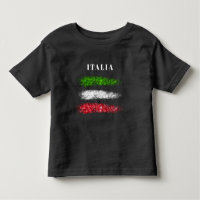 *~* ITALY ITALIA ITALIAN Abstract Flag Toddler